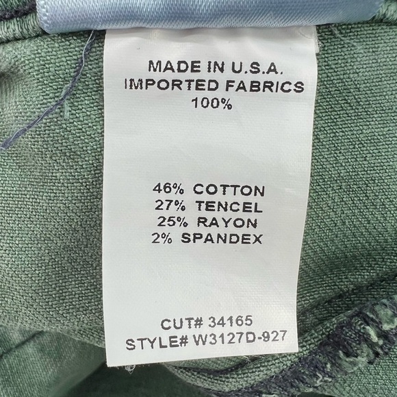 Goldsign Junior’s Green Skinny Jeans Size 24 - Picture 6 of 6